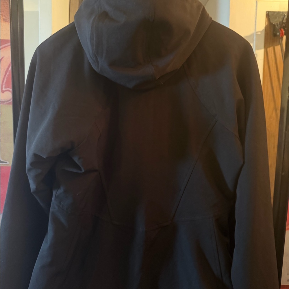 Women’s Black Kirkland Hooded Jacket - Classic Lightweight Coat - Picture 4 of 5